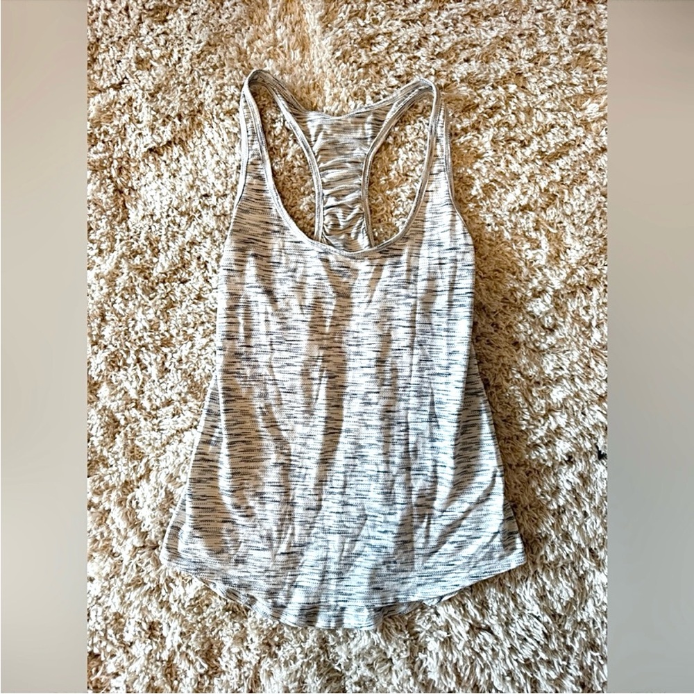 Lululemon Athletica Light Gray Tank Top